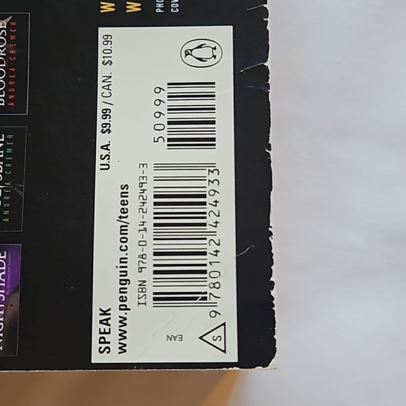 RIFT Andrea Cremer A Nigtshade Novel Speak Books Paperback 2013 Pre-owned - Picture 5 of 17